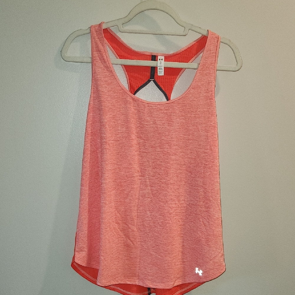 NWT Under Armour Women's Heat Gear Coral Tank Top